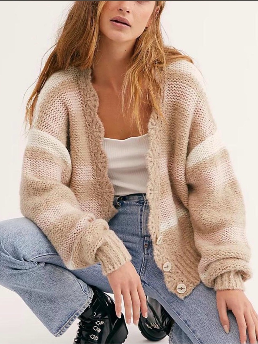 Free People Fine Time Cardigan Sweater